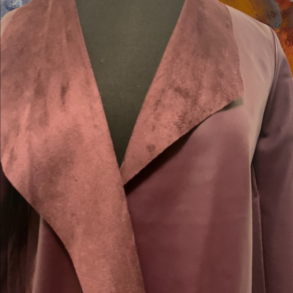 Alfani Faux Suede Cascade Jacket - Picture 4 of 13